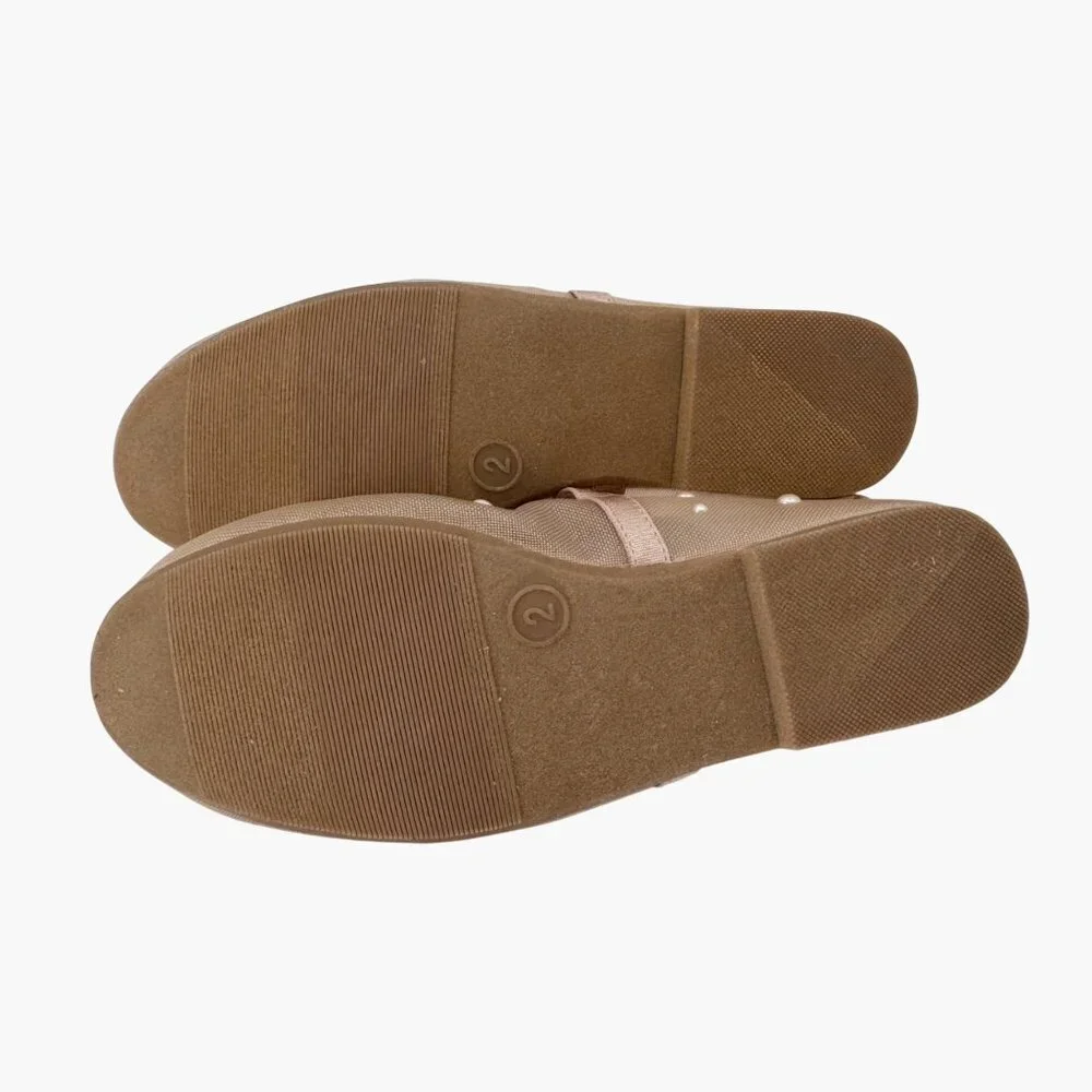 NEW art class Kids' Fleur Mesh Pearl Ballet Flats - Blush - Size 2